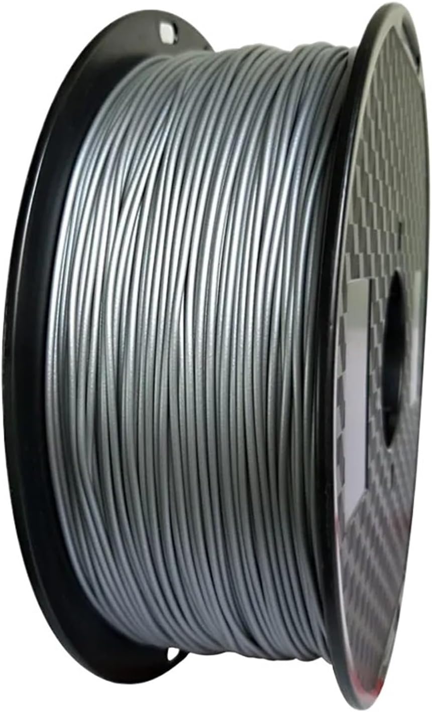 PETG Filament Silver 1KG 1.75mm 3D Printer Filament Metal PETG Silver 3D Printing Materials Plastic Line