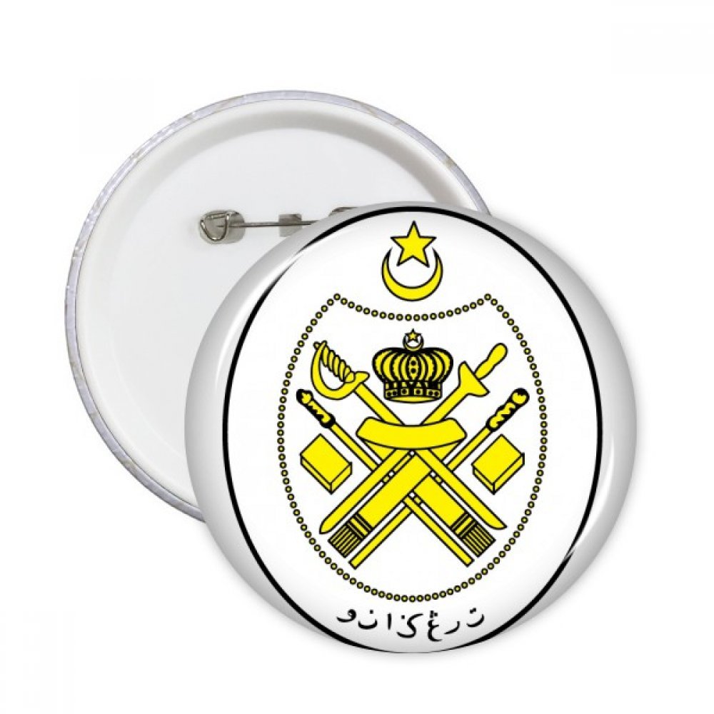 Badge Malaisie pour customiser vos vêtements ternes avec 5 pins ronds XXL