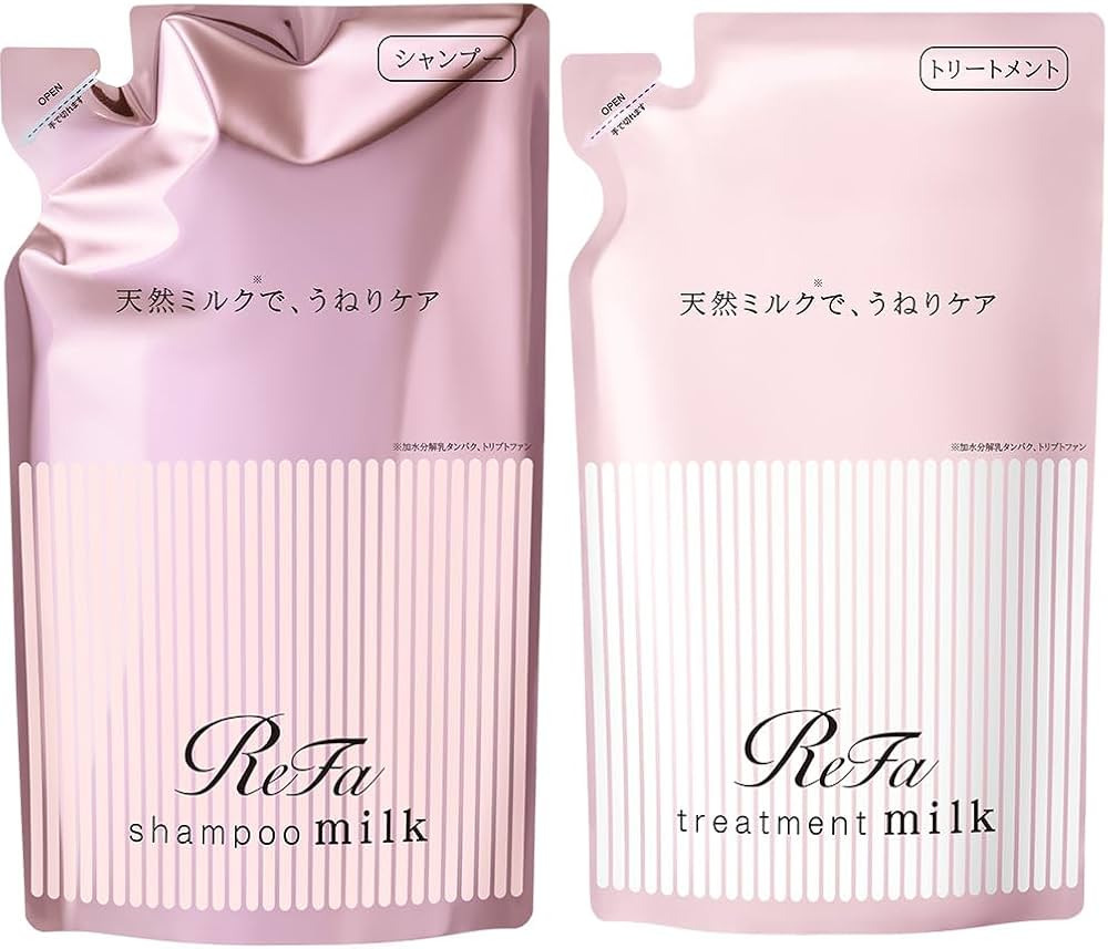 Amazon | リファミルクプロテインシャンプー ＆トリートメント詰め替え