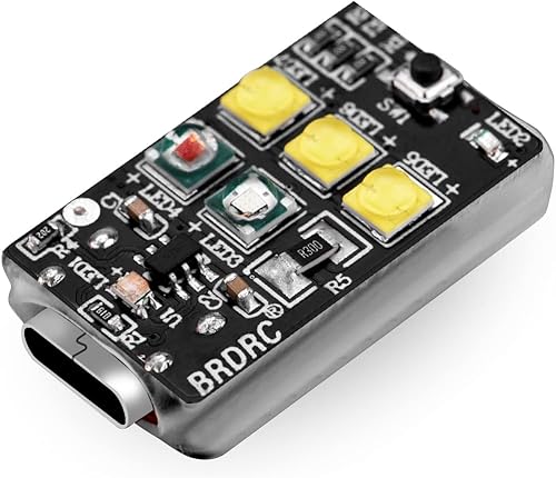 Miniatura 7 de HeiyRC 3 luces estroboscópicas de dron, luces LED anticolisión nocturna, para DJI Avata 2Mini 3 ProMini4 ProMini 2 SE Drone volador motocicleta