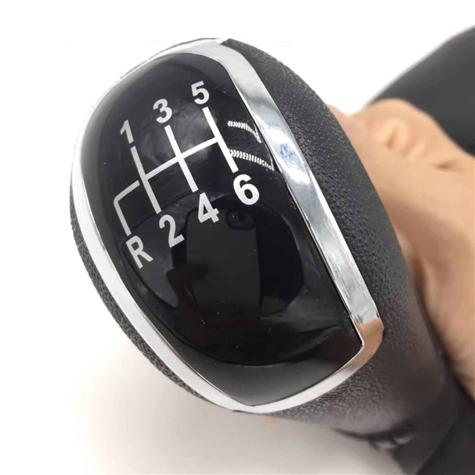 HILLAR Car Gear Stick Knob for Benz C-Class W202 W208 E-Class W210 W203 S203 / W245 W169 (04-12)/ W168 (97-04) 5/6 Speed Car Shift Gear Knob(Type6)