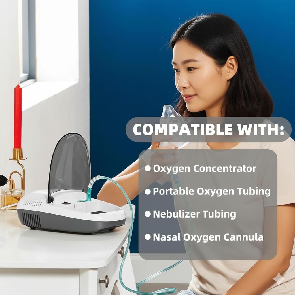 10 Pack Oxygen Tube Support Crimp Straightener for Portable Oxygen Concentrator Oxygen Tank Oxygen Hose Nasal Cannula Oxygen Tubing Accessories Gray