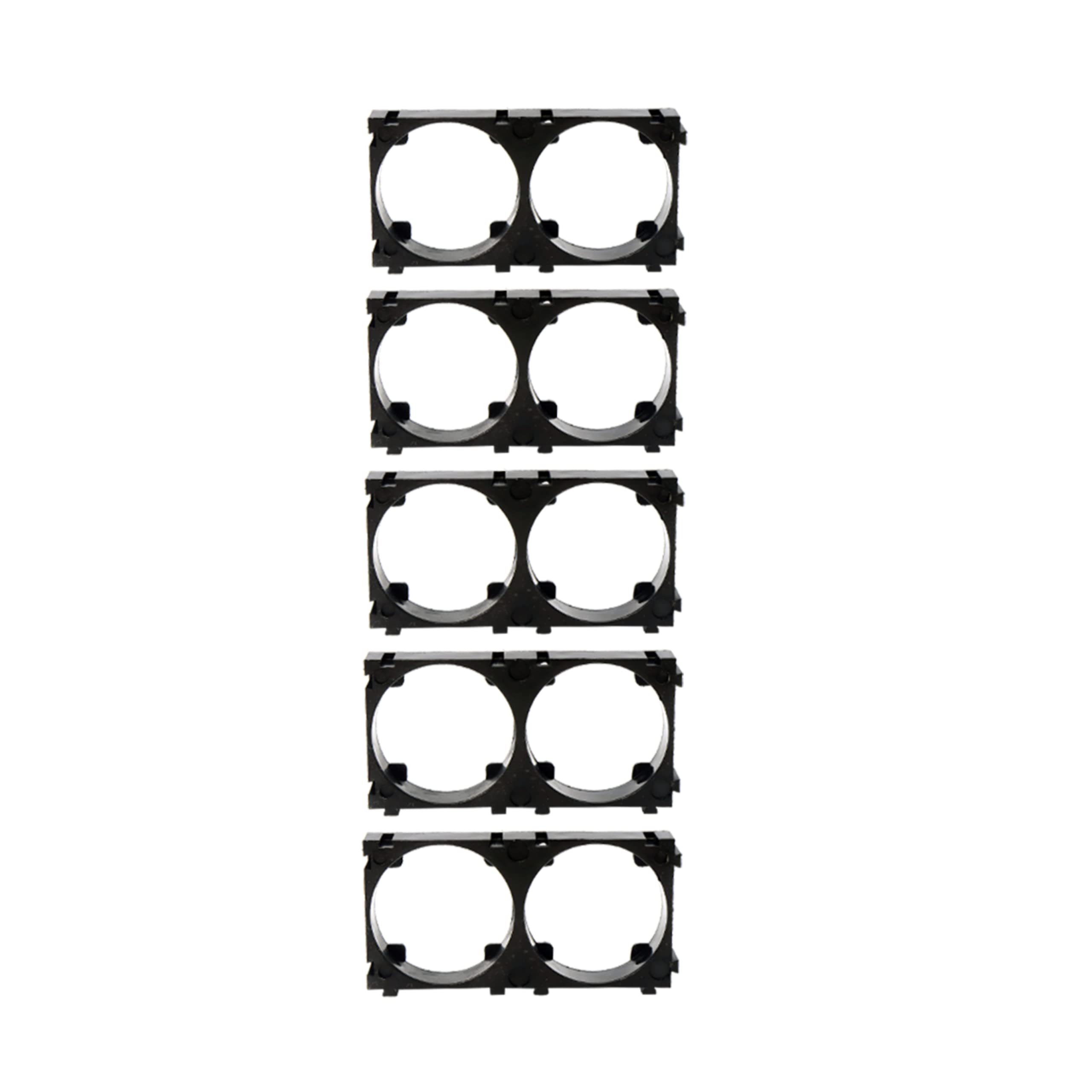 Electronic Spices 10Pcs 32650 Lithium Cell Spacer Double Battery Holder Bracket for DIY Fixed Battery 21.3mm Hole Dia (10)-image-18