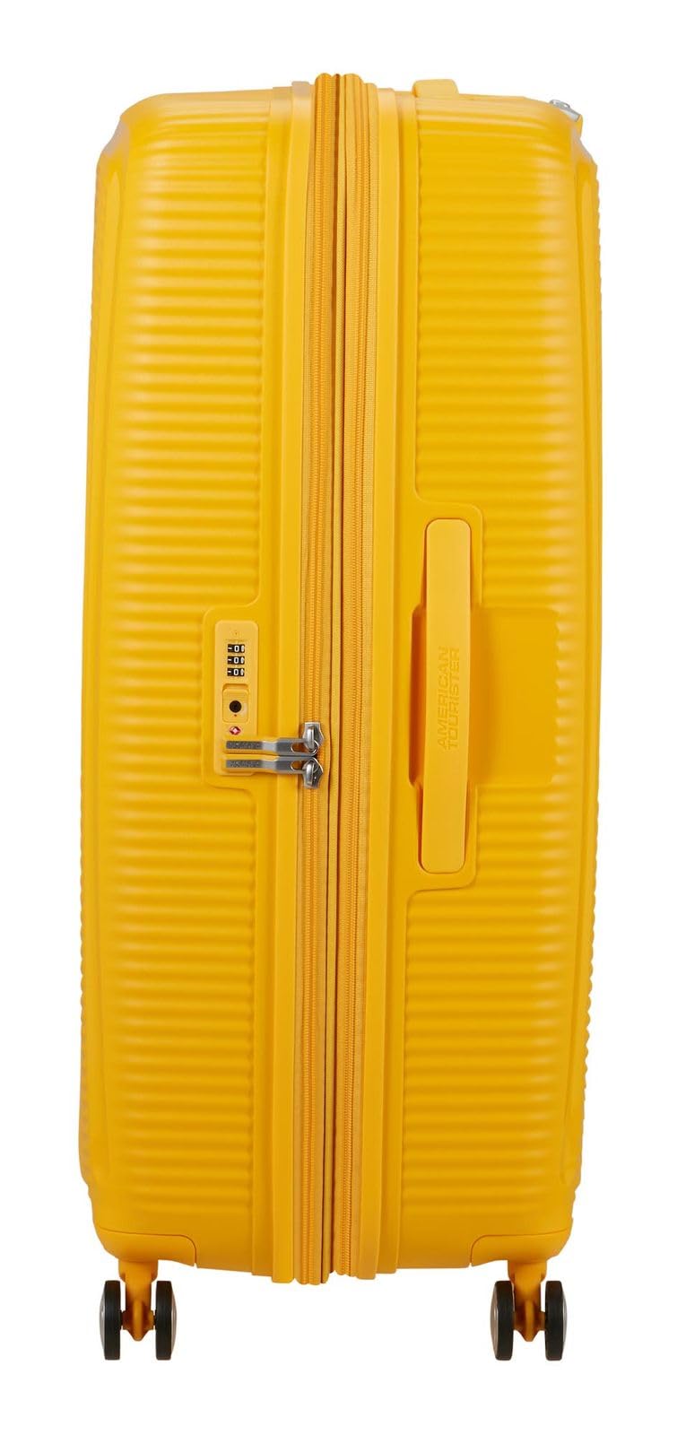 American Tourister Soundbox Spinner 80/30 TSA EXP Trolley Golden Yellow