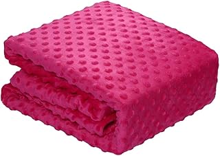 Removable Duvet Cover for Weighted Blanket, Super Soft Minky Dot Duvet Cover (48"x72")