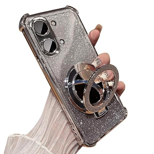 KOOLRIVER�EFor POCO X8 Pro �P�[�X �N���A �����Y�J�o�[�t�� �J�o�[ ���� TPU �~���[�t�� �����^�X�}�z�����O�t�� �X�^���h�@�\ �O���f�[�V���� For ���� �V���I�~ X8�v���}�b�N�X(�V���o�[)