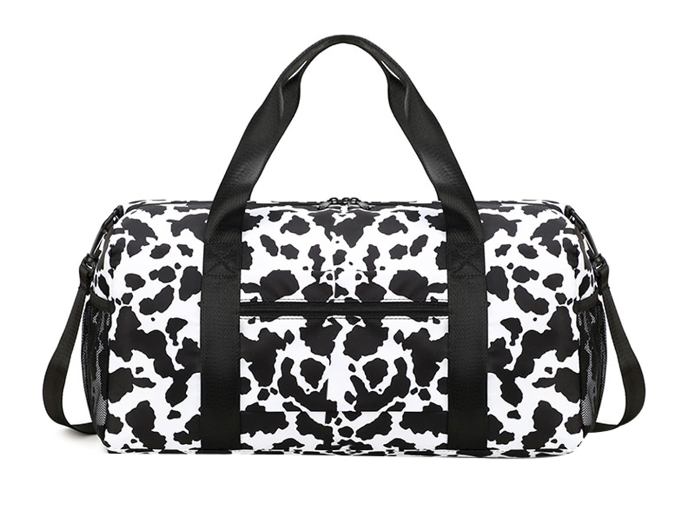 SellerFun Teens Women Travel Bag Girls Gym Duffle Bag Sports Ballet Bag with Shoe Compartment(Cow Print,23 Liters) โ image 1