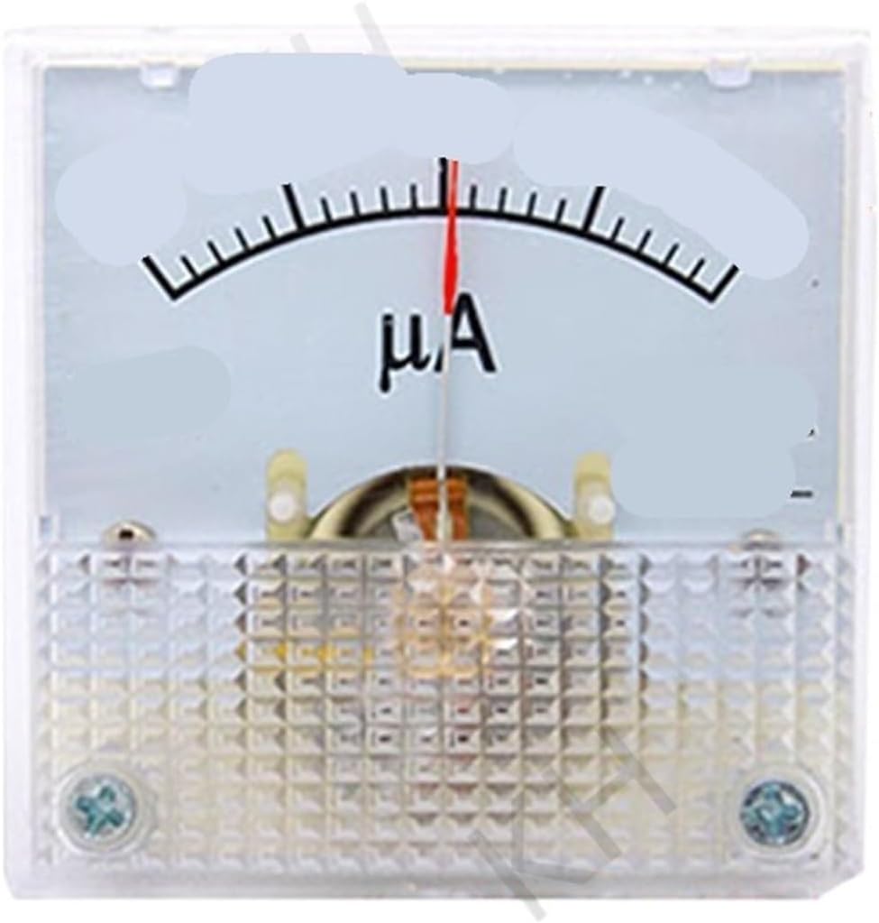 1PCS 91C4-UA Ammeter 45MMX45MM(300UA -0-300UA)