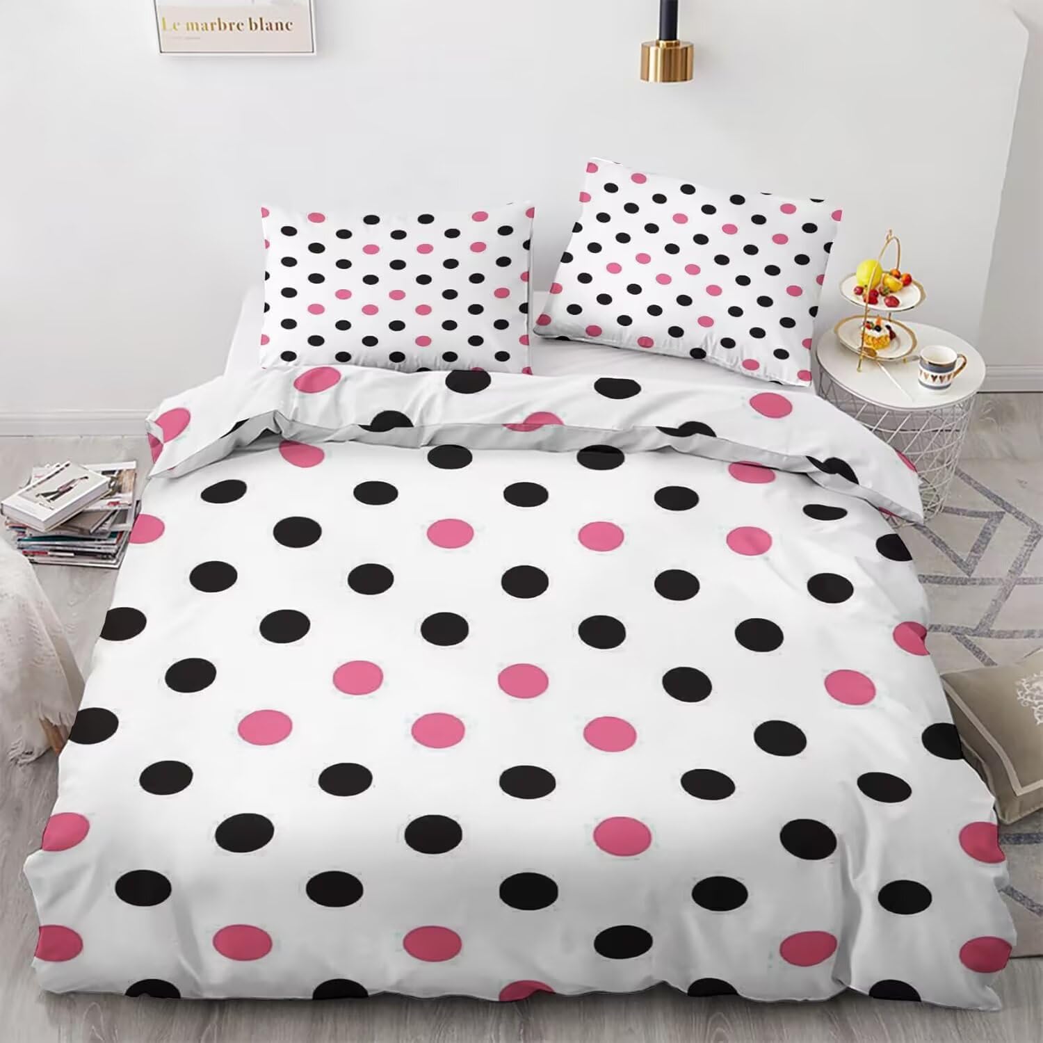 Housse de couette 140x200 fille garçon parure de lit 1 personne microfibre