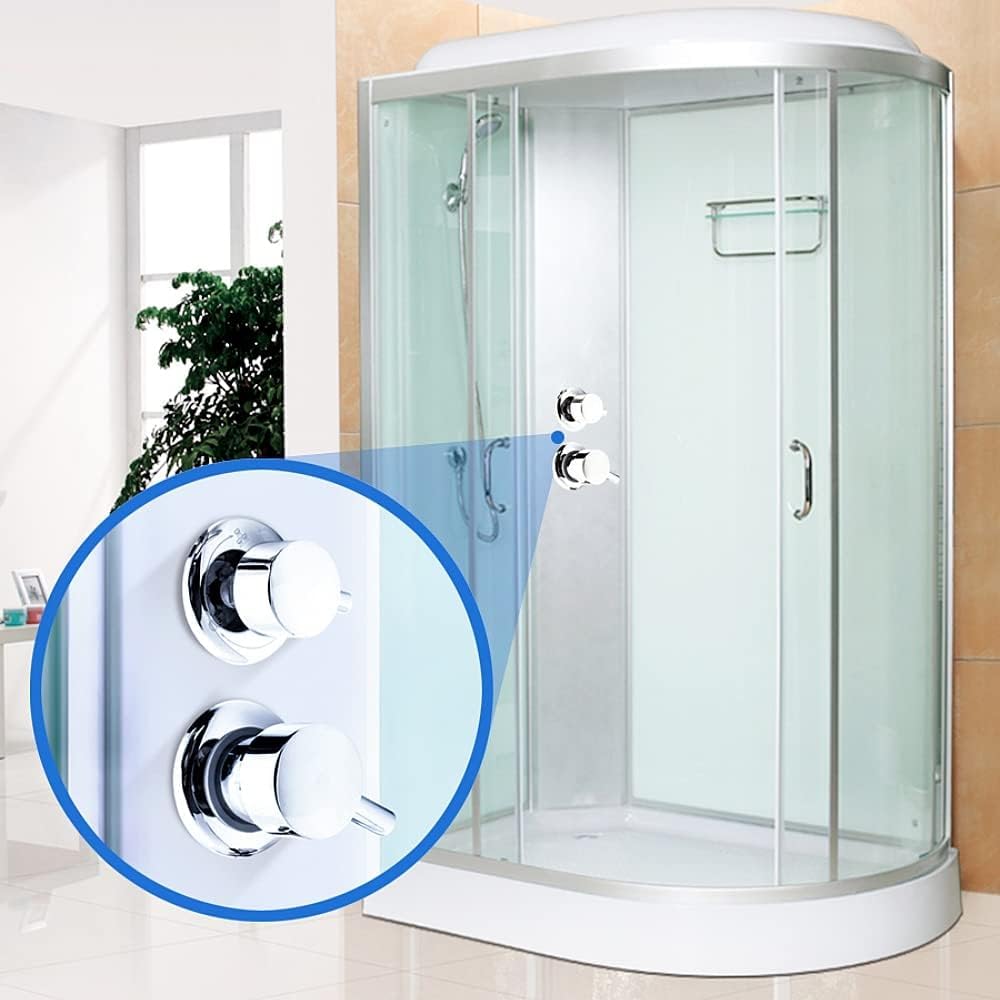 2/3/4/5 vie Vite uscita acqua filettatura interasse 10 cm 12,5 cm valvola miscelatrice ottone bagno doccia miscelatore rubinetto rubinetto cabina