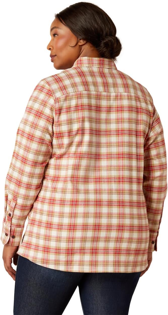 Ariat Womens Rebar Flannel Durastretch Work Shirt - Image 6