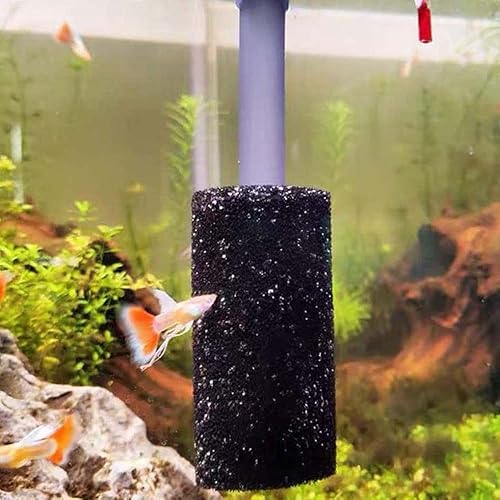Miniatura 2 de 5 esponjas de filtro de acuario, esponjas de prefiltro de acuario, filtro de esponja de admisión, filtro de espuma para tanque de peces de agua