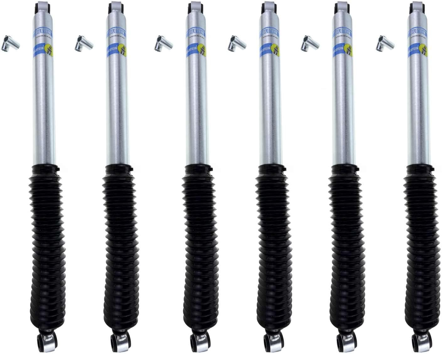 Bilstein 5100 5125 Front & Rear with 4-6in Lift Gas Shocks Set for 99-04 Ford F-250 SD 4WD