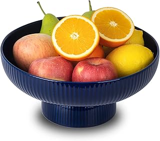 Ceramic Fruit Bowl with Draining Holes, 10