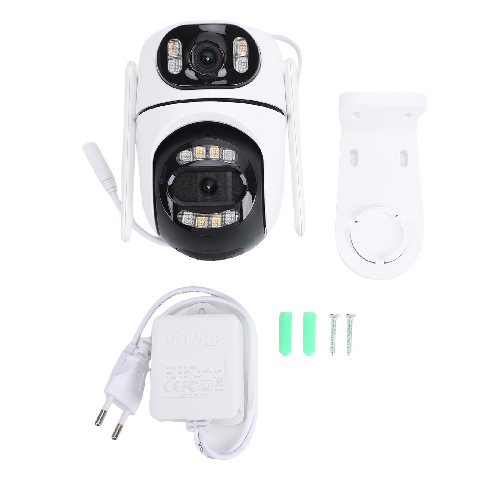 CHICIRIS Cámara de Seguridad Pan Tilt de 8MP, Cámara Exterior con