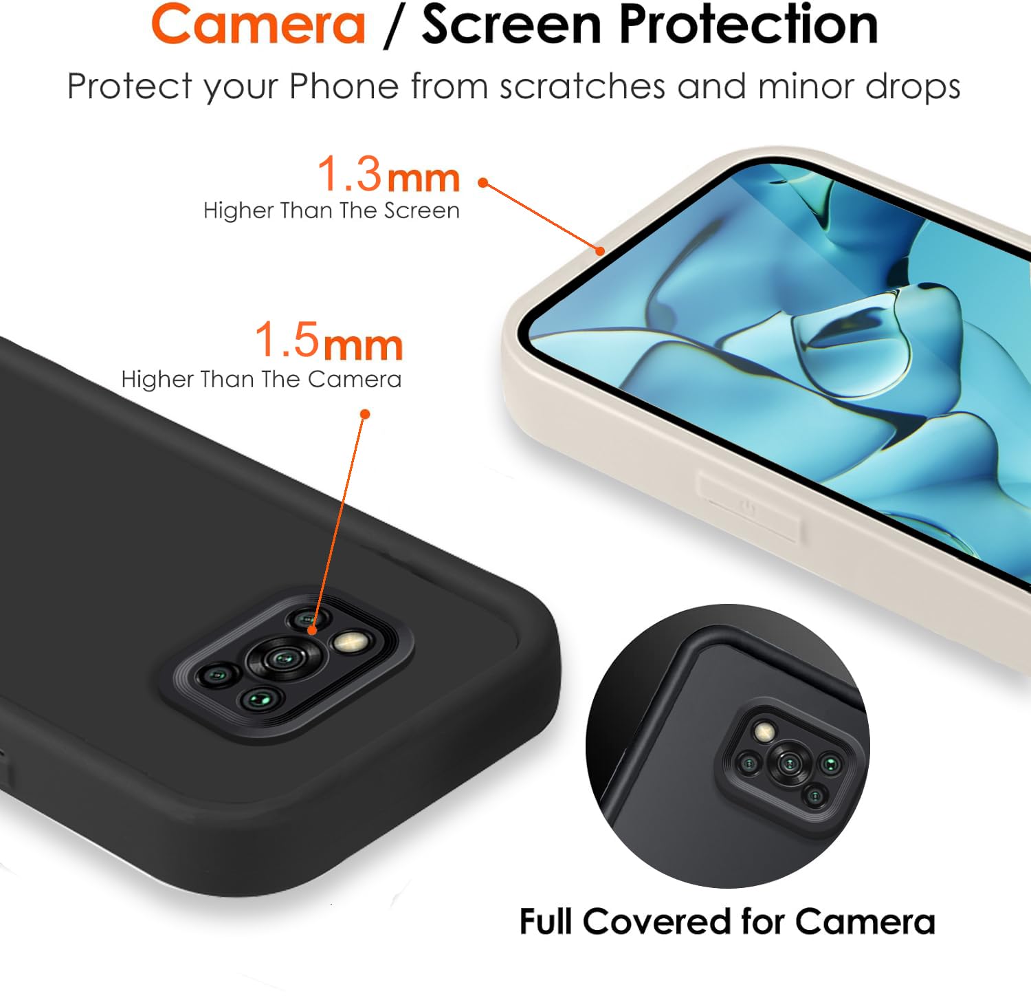 Custodia Antishock Per Xiaomi POCO X3 NFC / X3 Pro Design Acquerello 13