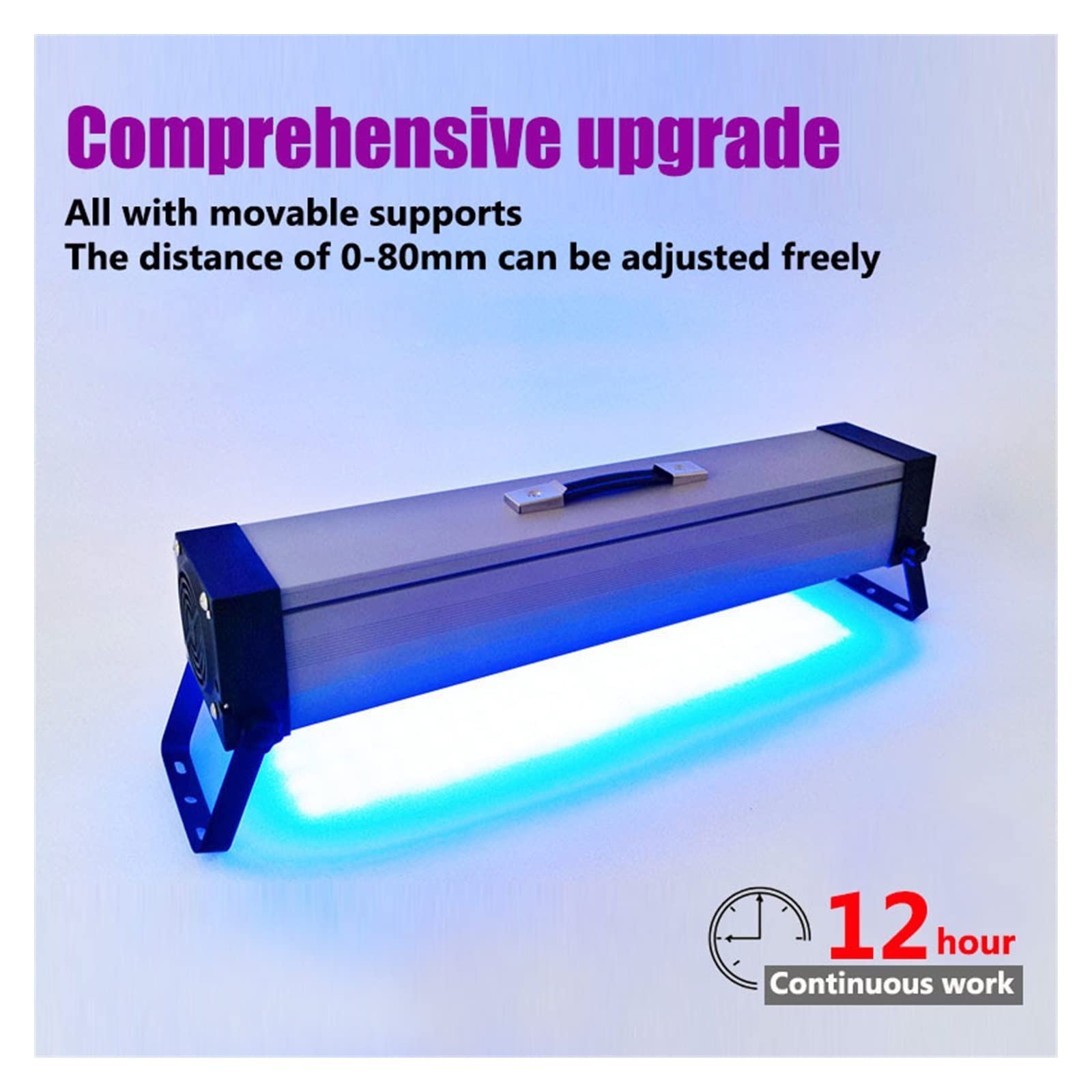 Lampy polimeryzacyjne, 2500W LED przenośna lampa utwardzająca koloid UV głowica drukująca atramentowa drukarka fotograficzna utwardzanie 365nm 395nm 405nm lampa Cob UV Led
