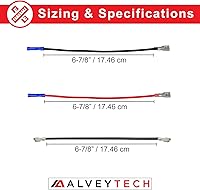 Vista 3 de AlveyTech Kit de arnés de cableado universal de batería de 36 voltios, cable de repuesto de 14 AWG 600 V para scooters eléctricos, mini motos
