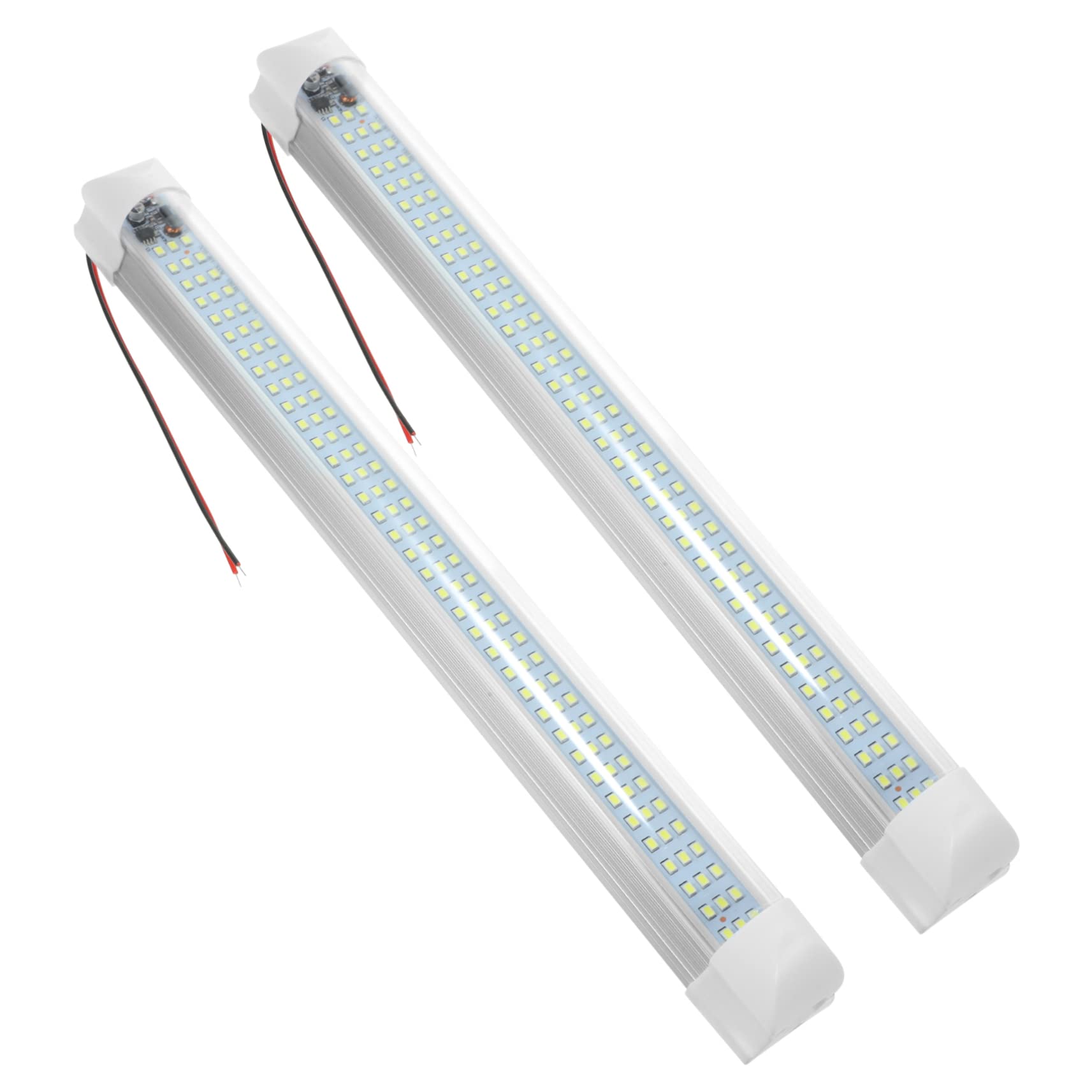 SOESFOUFU 2-pack Led Strip Lights for Car Interior Rv/Truck Lights 12v-80v High Brightness Reading Easy to Install Black
