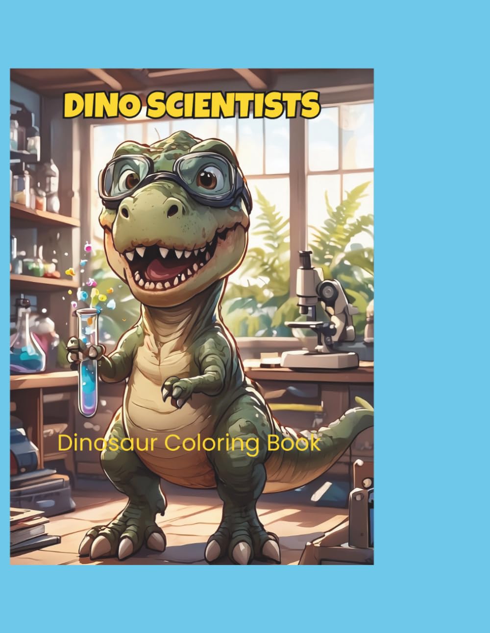 DINO SCIENTISTS: Dinosaur Coloring Book