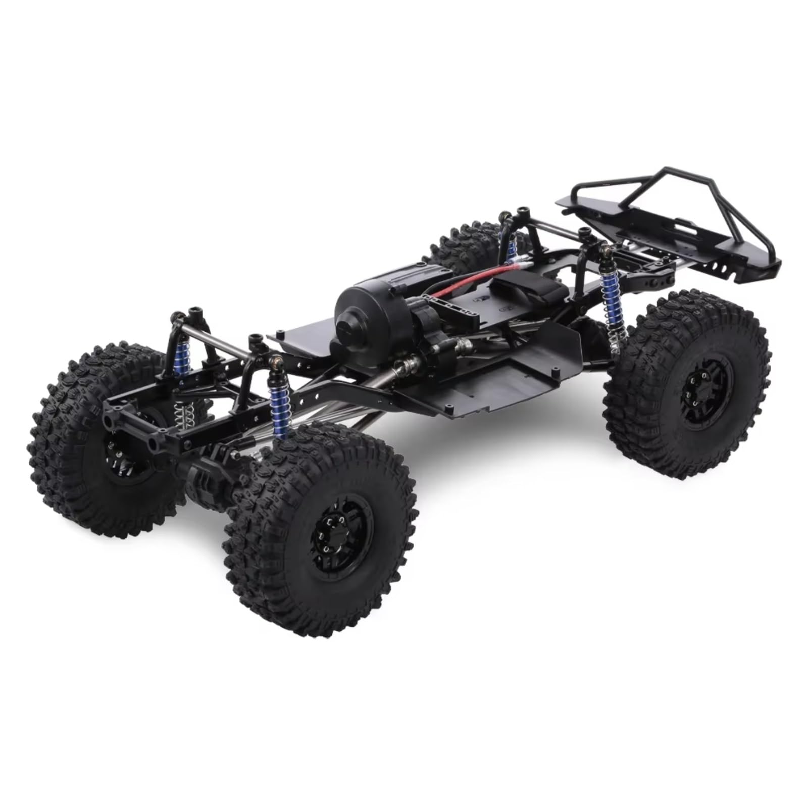 Do SCX10 II 90046 90047 1/10 313 mm 12,3 cala rozstaw osi zamontowana rama do podwozia RC pojazdów łańcuchowych RC Crawler części ramy (B)