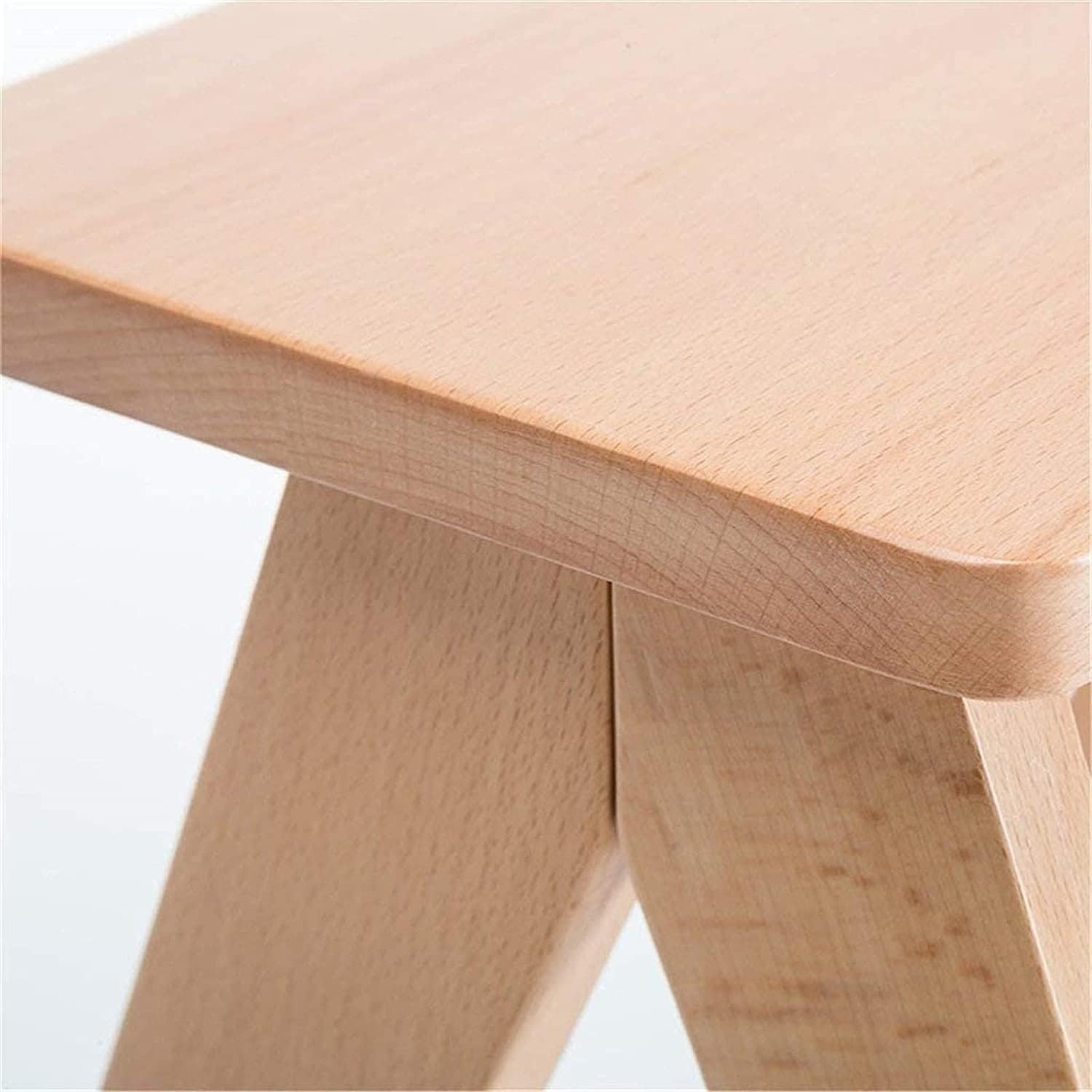 Portable Step Stool Simple Family Stool - Chairs Wooden Adult Kitchen Folding Solid Wood Stool/Creative Home Folding Stool/Adult High Stool (Color : C) (Color : E) (H) (F) (G)