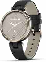 Amazon | GARMIN ガーミン Lily Classic Black Leather/Cream