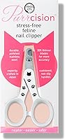 NecoIchi Purrcision Cat Nail Clippers - Ultra-Sharp 30% Thinner Stainless Steel Blades for Safe Precise Trimming, Ideal for Indoor Cats