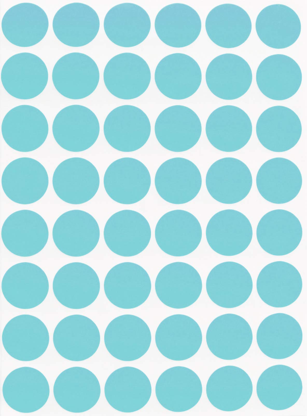 Royal Green Write Dot Sticker 11/16" Inch Color-Coding Labels for Inventory Office Supplies & Home (17mm), 4800-Pack (Light Blue)