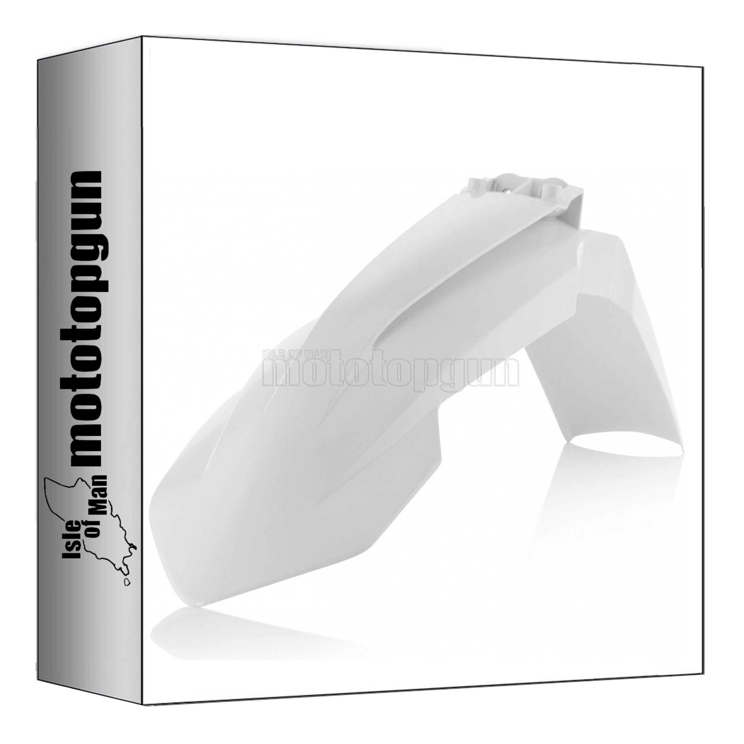 Garde-boue avant blanc moto KTM XC-W 150 TPI pour remplacer l'origine