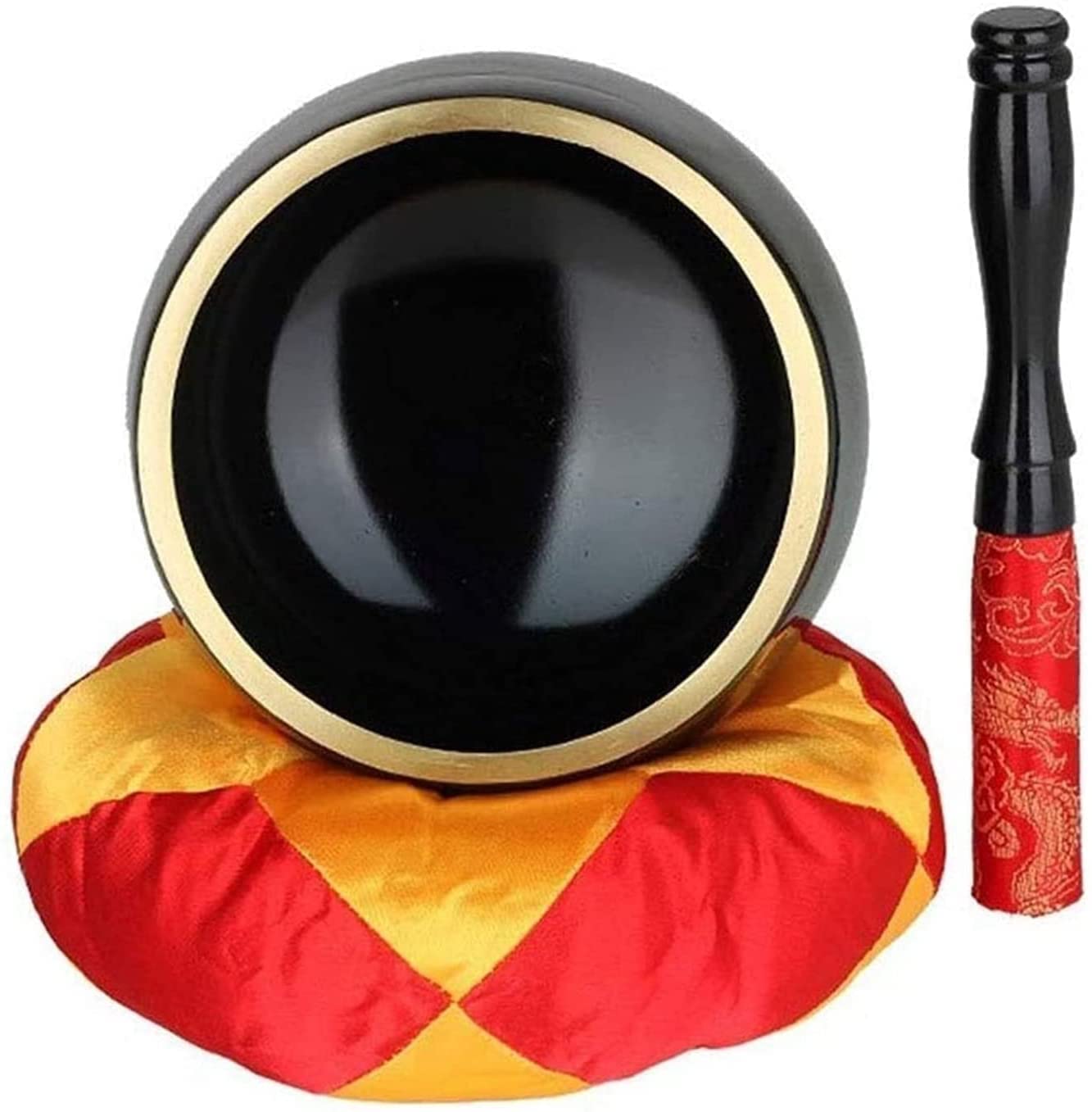 Set di campane tibetane, campane tibetane nepalesi, campane tibetane per meditazione buddista con cuscino percussore a doppia estremità, suono meraviglioso per yoga, guarigione dei chakra, meditazion