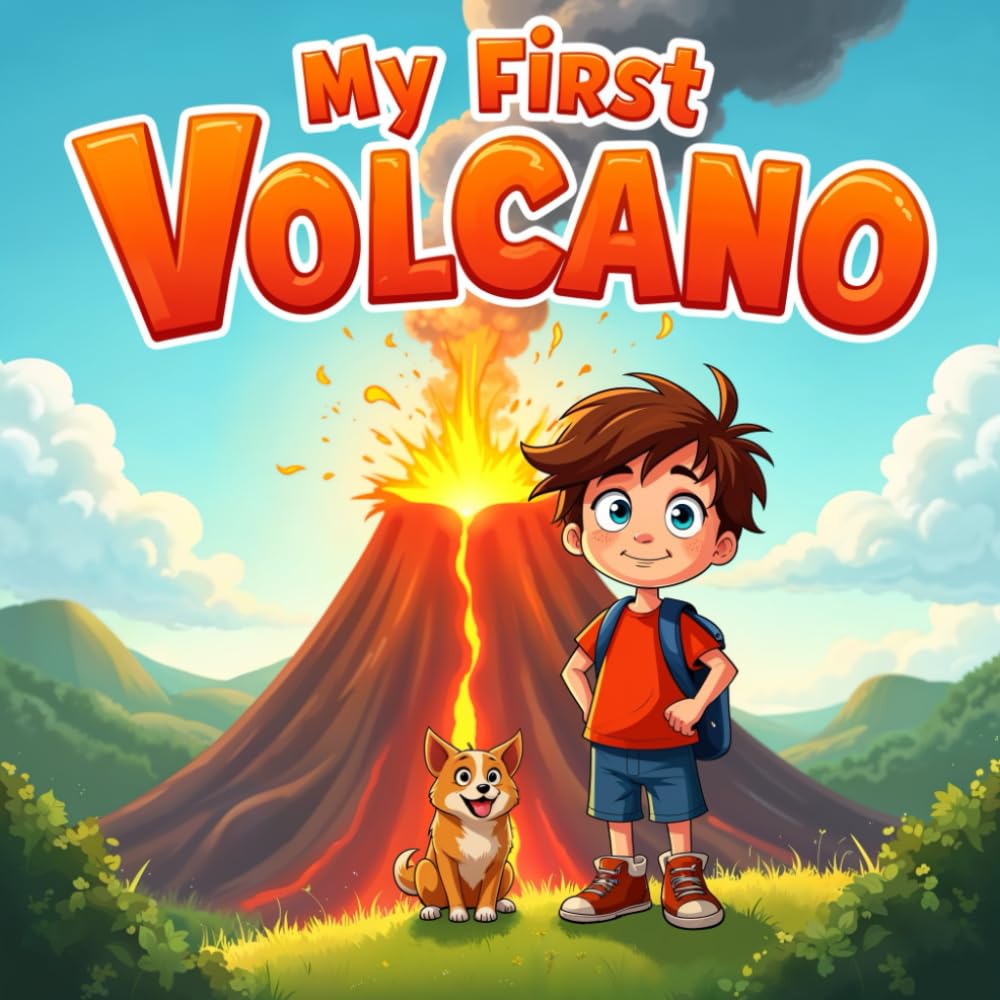 My First Volcano Adventure: Story book for Children's Adventure about volcano book for kids