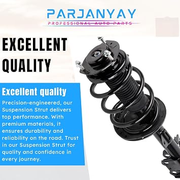 2Pcs Front Strut, Strut Front Set Pair for Mercedes-Benz C230 2002-2005