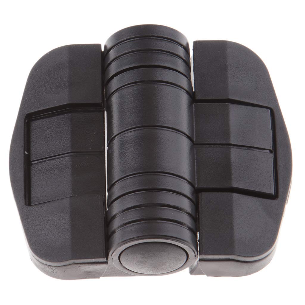 zalati Hinge with 4 Holes 80 Degree Detented Open Angle C6-1 Replacement for Door Position Control Black