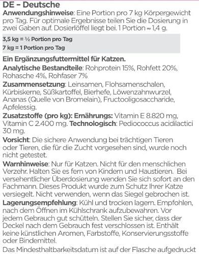maxxipaws maxxiscoot Analdrüse & Darmgesundheit für Katzen - Nahrungsergänzungsmittel in Pulverform, 90g