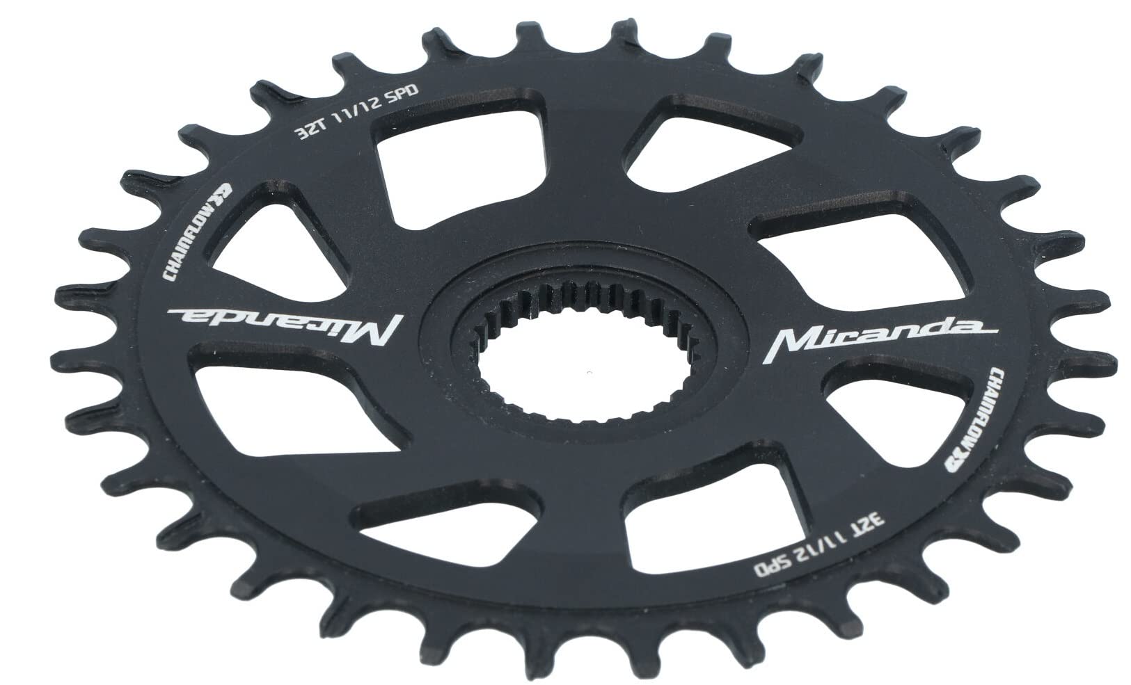 Miranda Miranda GEN4/BES 3 Chainflow 3D Kettenblatt Schwarz 32 zähne