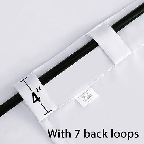 Miniatura 6 de Turquoize Cortinas opacas con aislamiento térmico, paneles de tratamiento de ventanas con bolsillo para varilla, paneles de ventana para ventanas