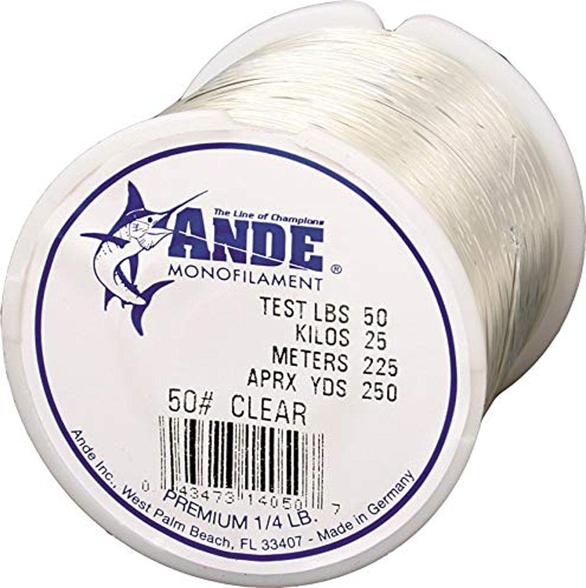 Ande Monofilament Line, Clear, 50 Pounds test Amazon.in Sports