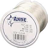 Ande Monofilament Line (Clear, 50 -Pounds Test, 1/4# Spool)