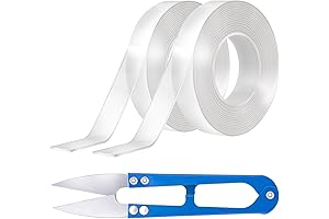 OIIKI Transparent Curtain Glide Tape: A Silent Solution for Smooth Drapery Movement