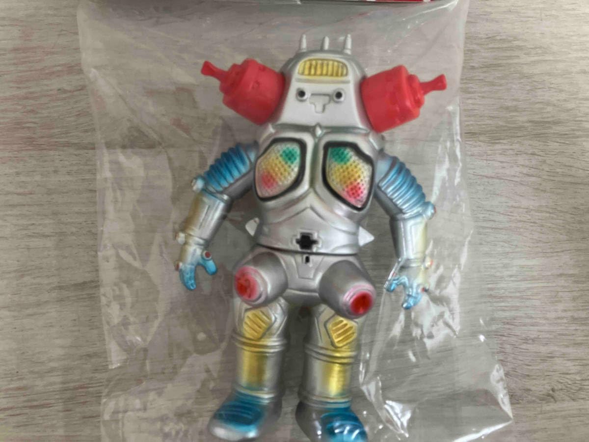 ブルマァクの怪獣シリーズ リトルキングジョー シルバー ソフビ