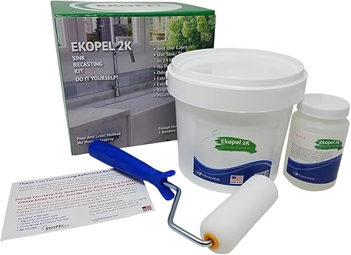 Ekopel - Kit de reacabado de bañera 2K - Kit de reglazado para fregadero y bañera sin olor disponible en Yaxa Guatemala