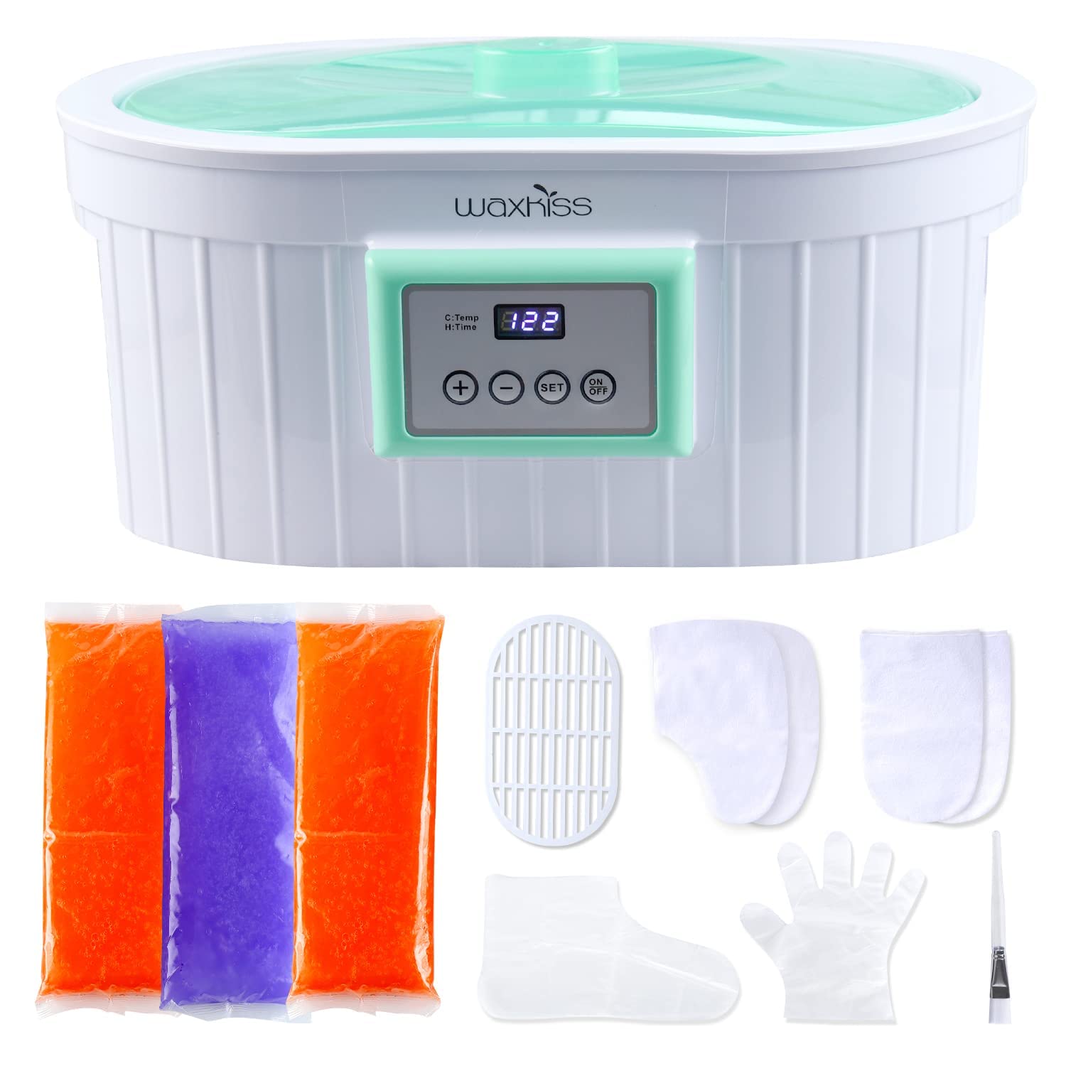 Paraffin Wax Machine for Hand and Feet,5000ml Paraffin Hand Wax Machine with 4.0lbs Paraffin Wax,Automatic heating, Large Capacity Paraffin Wax Warmer for Feet,Paraffin Bath for Arthritis : Everything Else