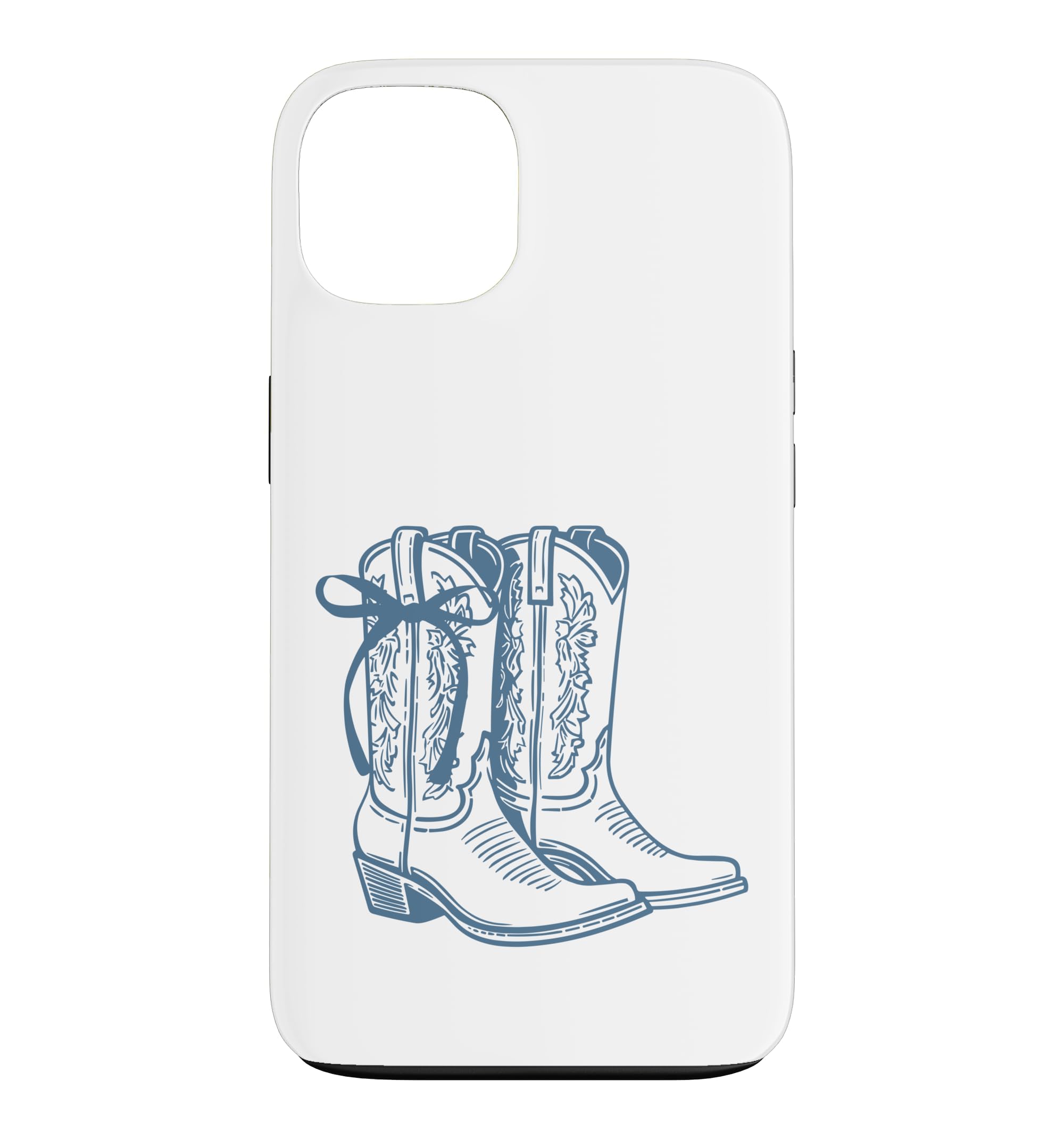 Coquette Bow Cowgirl Boots Girly Western Country Cowboy Case for iPhone 13