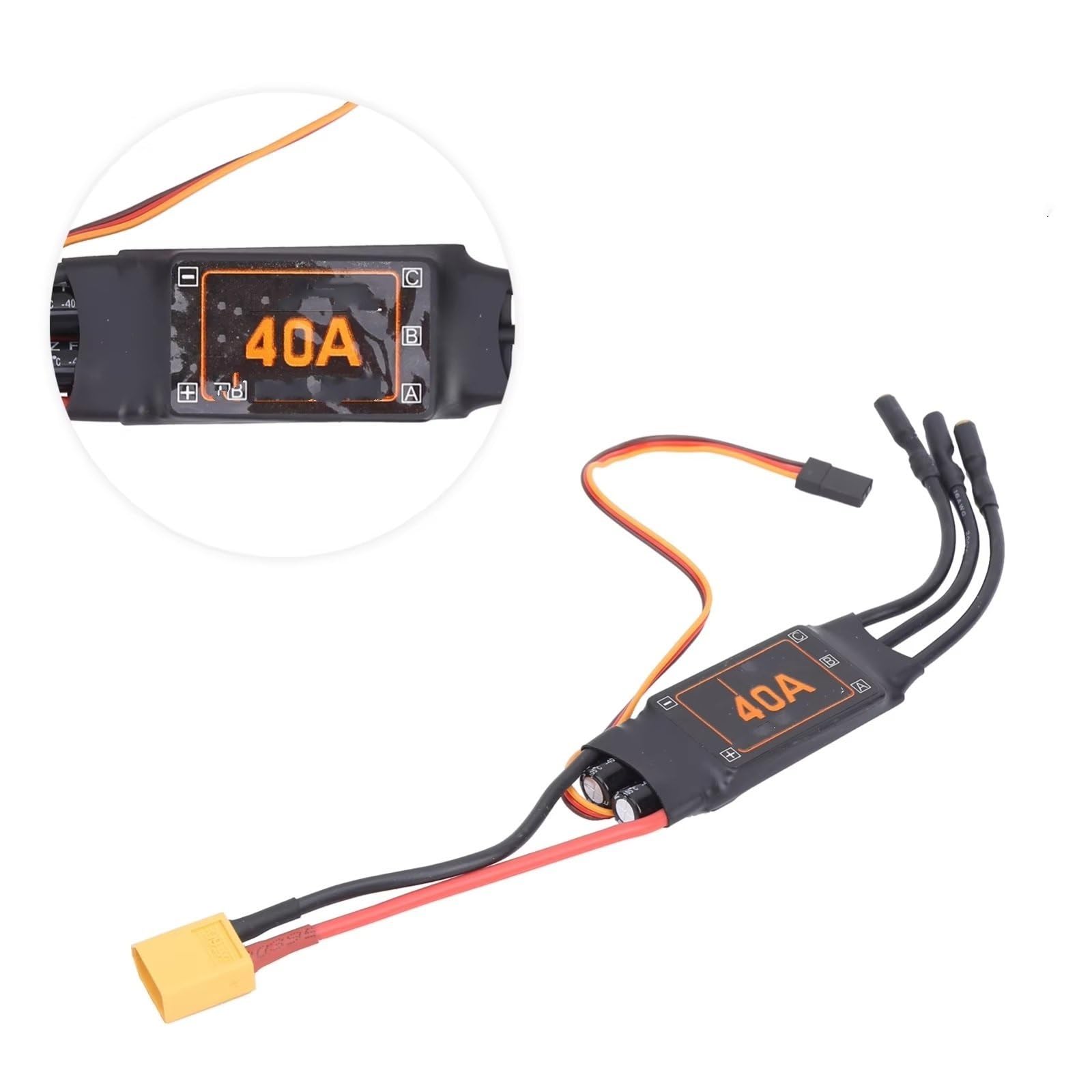 Controlador Rc Para 40A ESC Controlador Velocidad Sin Escobillas 5V/3A Accesorios Para Aviones Teledirigidos Salida Eléctrica Sin Escobillas Accesorios Actualización Piezas Repuesto