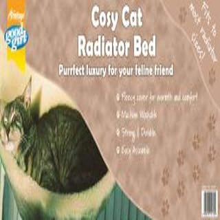 Good Girl Cosy Cat Radiator Bed (One Size) (Cream)