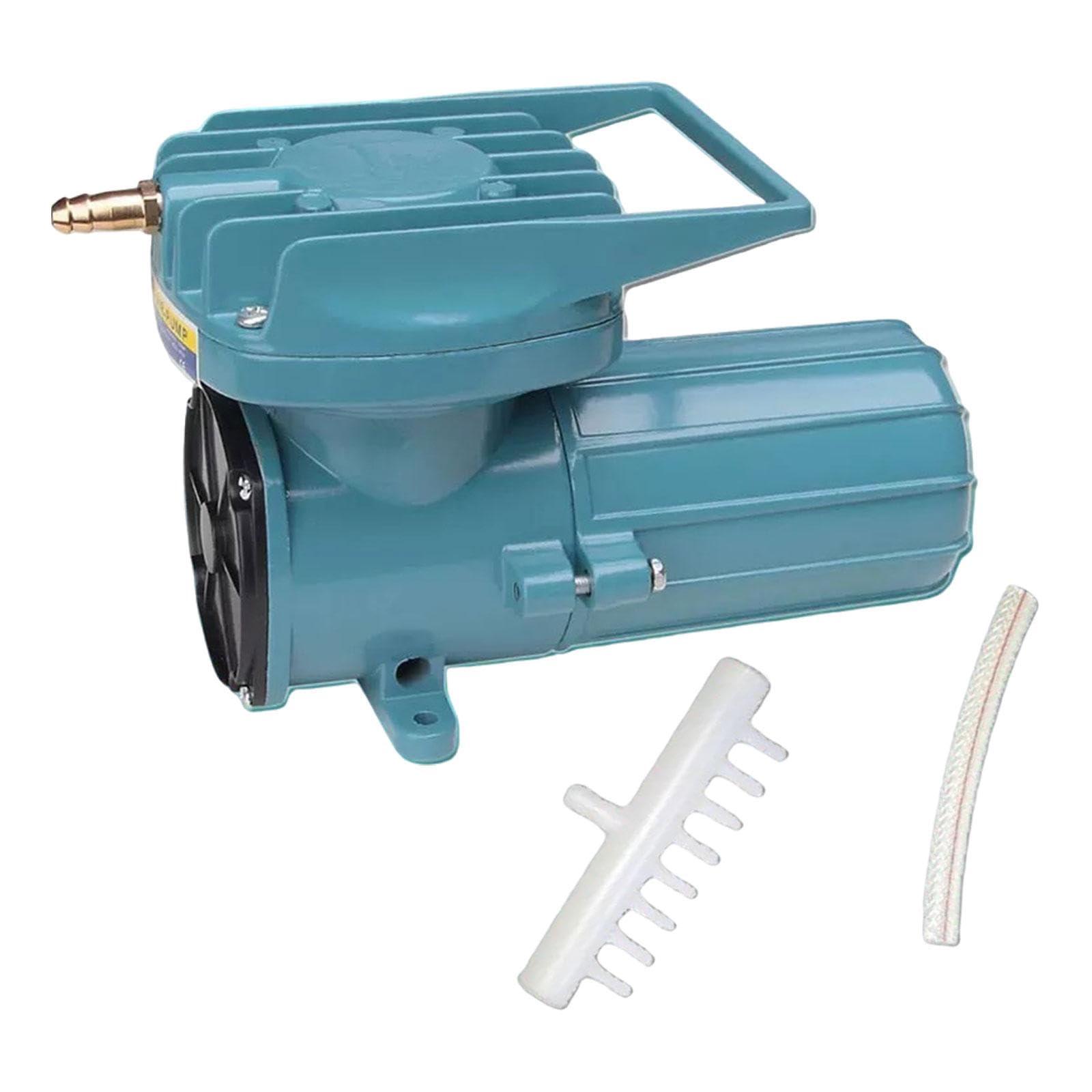 Fenteer Pompa d'Aria per Acquario DC 12V Aeratore per in Metallo, Multiuso Portatile, Strumento, Pompa d'Aria per Acquario Pompa d'Aria per, 12 V 60 W, 220x110x136 mm