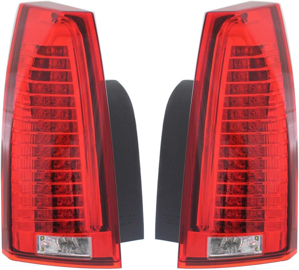 For Cadillac CTS 2008-2014 Tail Light Assembly Passenger Side w/Bulbs For GM2801225 | 22806054