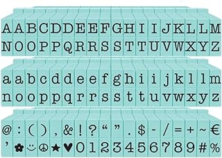 PEGZ Alphabet Stamps American Typewriter 3/16" Small Size 108 Piece Bundle