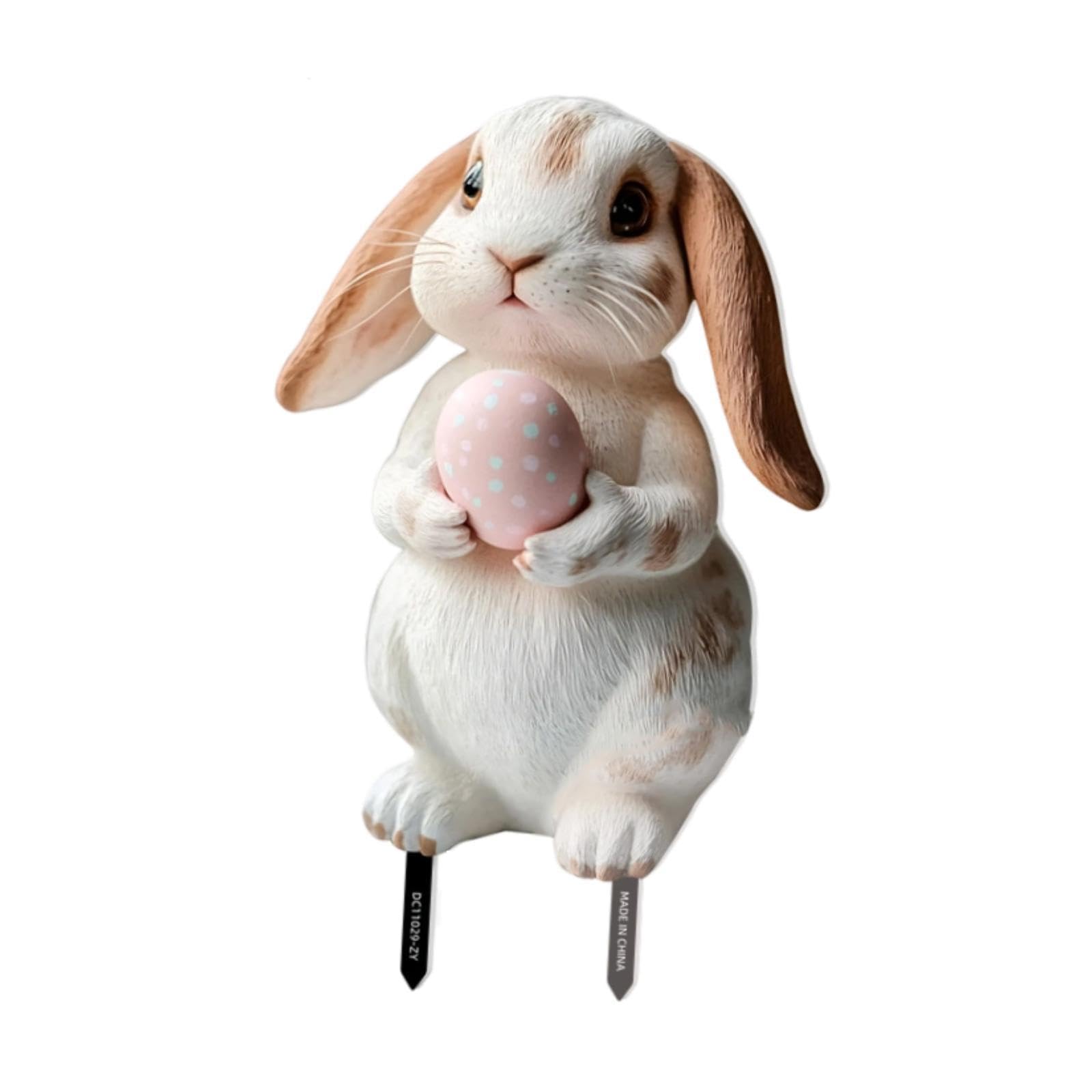 2D Easter Bunny Decorative Garden Stake Plant Pot Decor for Backyard Outside|Home & Garden | Yard, Garden & Outdoor Living | Garden D?©cor | Statues & Lawn Ornaments-image-39